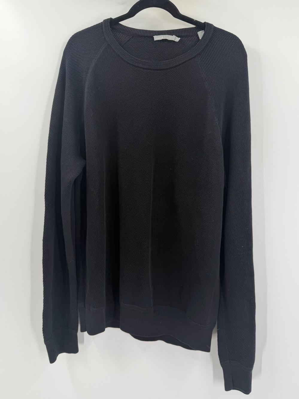 Vince Black Crewneck Sweater Men’s Size XXL